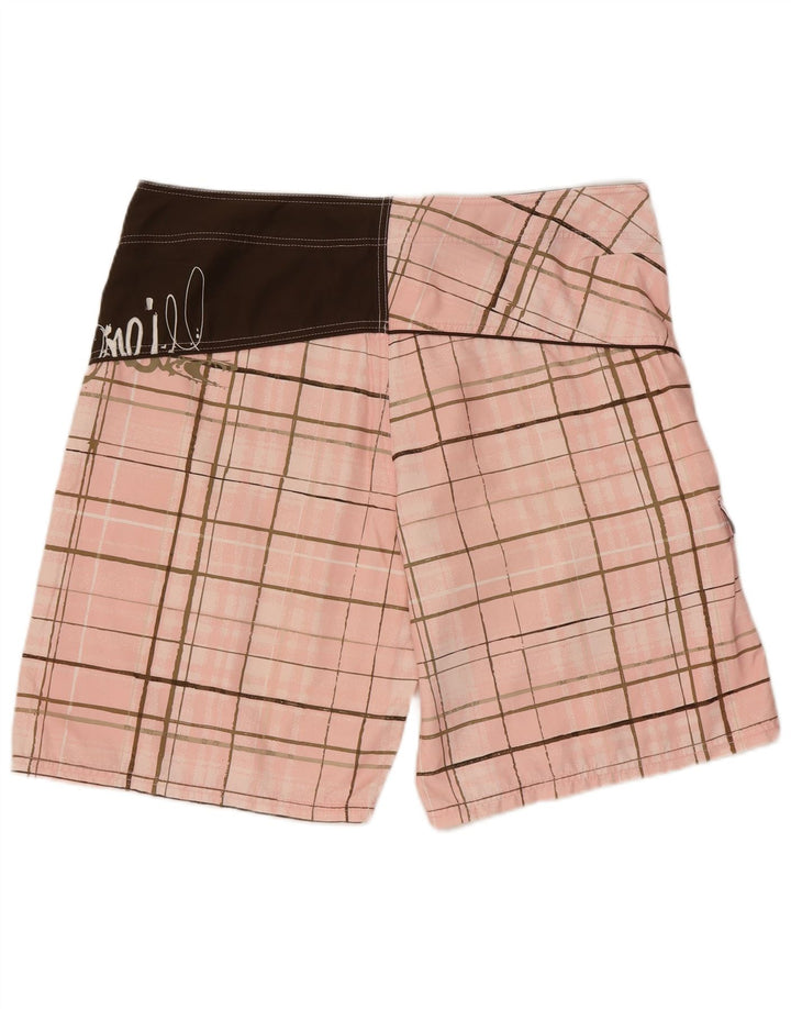 O'Neill Herren Badeshorts XL Pink Check