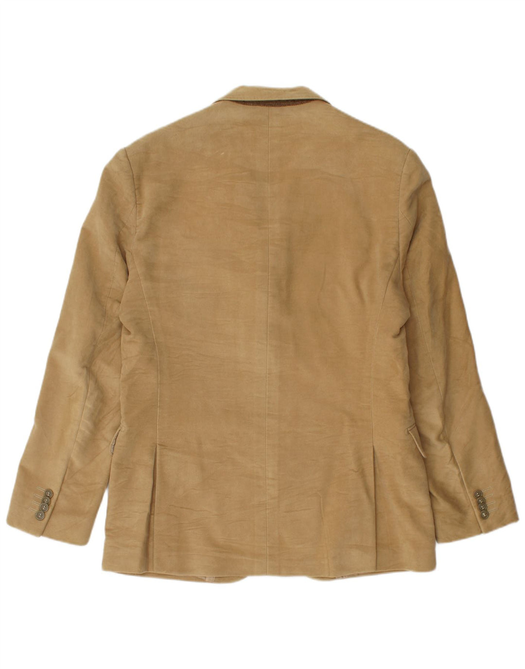 Boggi Herren-Blazer mit 3 Knöpfen, IT 50, Größe L, Beige, Baumwolle