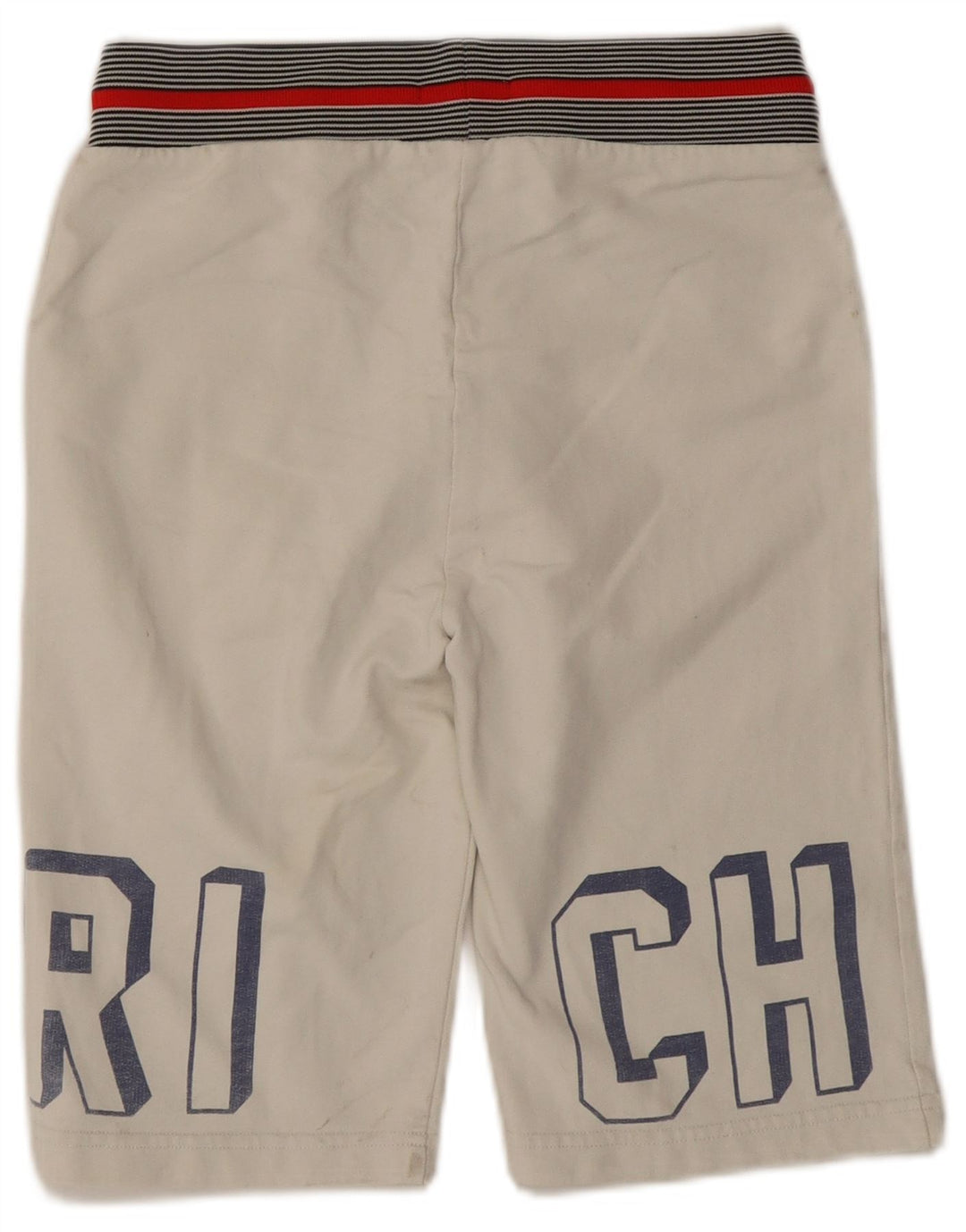 Woolrich Jungen-Sportshorts mit Grafik, 11–12 Jahre, weiße Baumwolle
