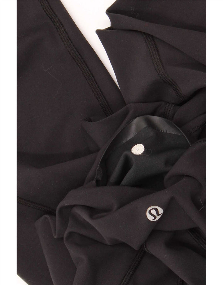 Lululemon Damen Crop Leggings US 6 Medium Schwarz