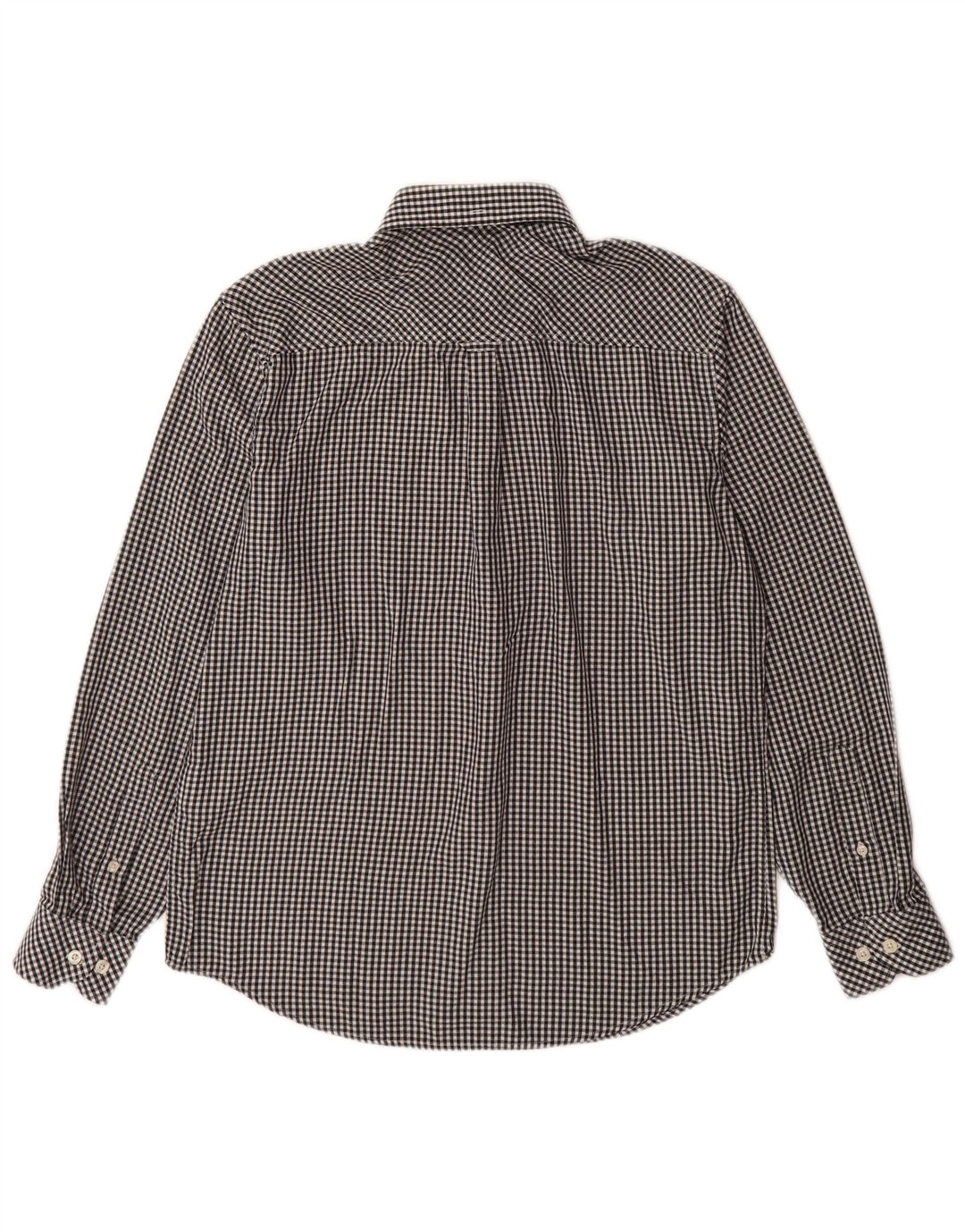 BEN SHERMAN Herren Heritage-Hemd aus mittelschwarzer Gingham-Baumwolle