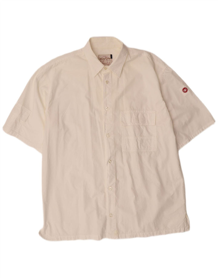 Murphy & Nye Herren Kurzarmhemd 2XL Off White