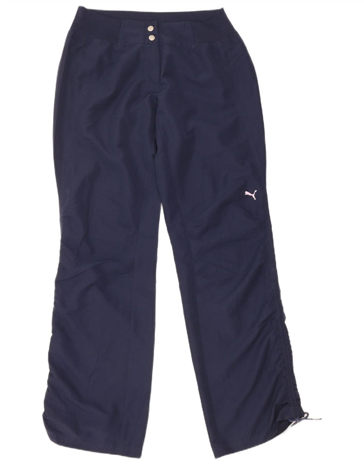 PUMA Damen Trainingshose UK 12 Medium Marineblau Polyester