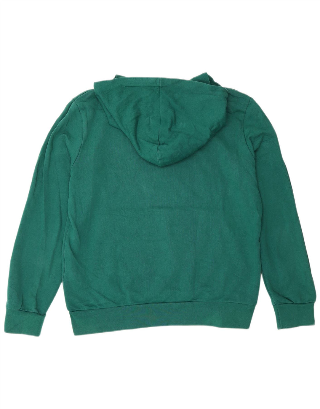 Diadora Herren-Kapuzenpullover mit Grafik, mittelgrüne Baumwolle