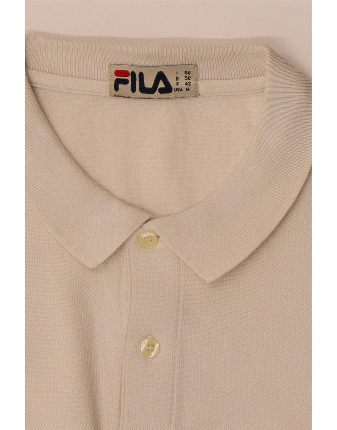 Fila Herren Poloshirt Mittelweiß