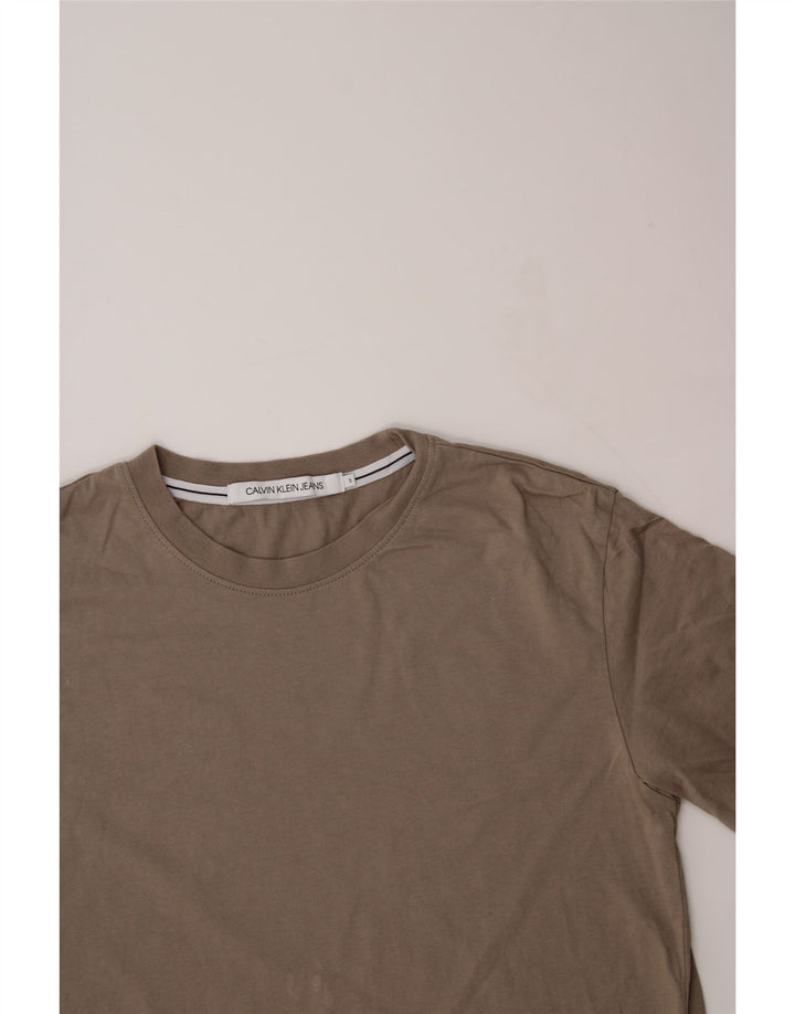 CALVIN KLEIN JEANS Mens T-Shirt Top Small Grey Cotton Vintage Calvin Klein Jeans and Second-Hand Calvin Klein Jeans from Messina Hembry 