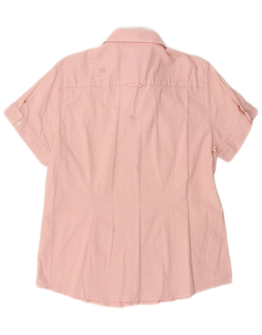 GANT Damen Kurzarmhemd UK 20 Large Pink Gingham