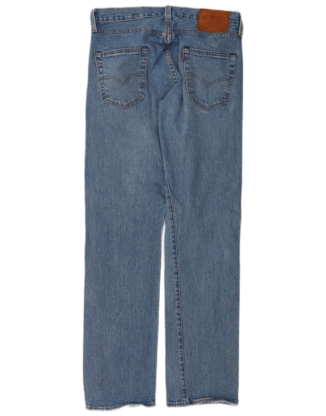 Levi's Herren 501 Straight Jeans W30 L32 Blaue Baumwolle