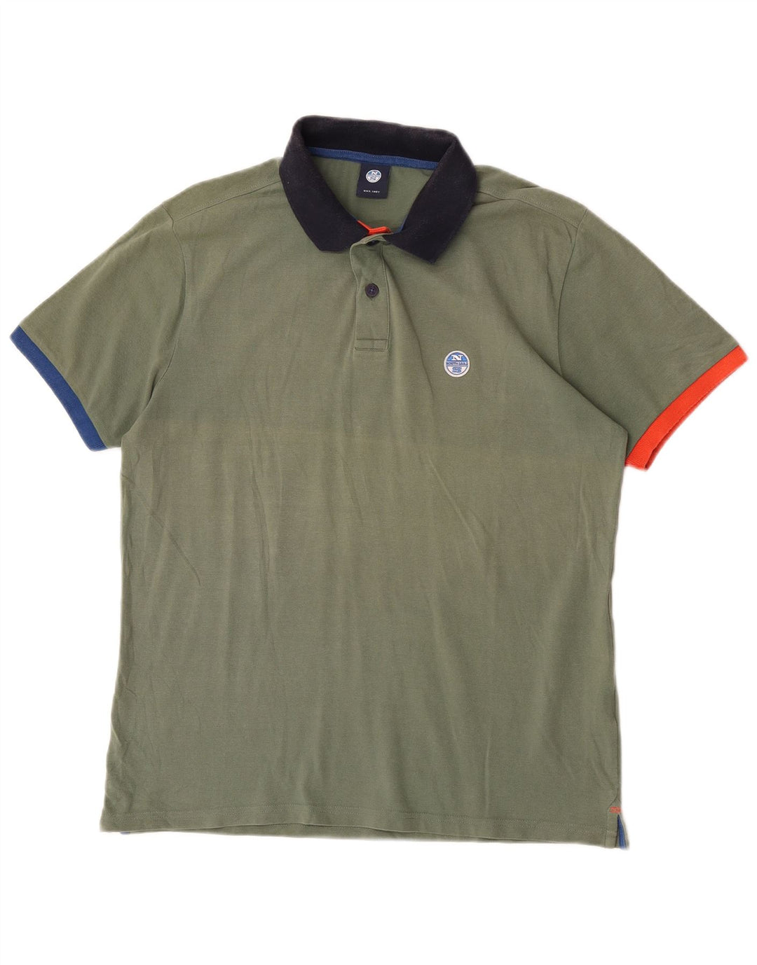 North Sails Herren Poloshirt Small Khaki