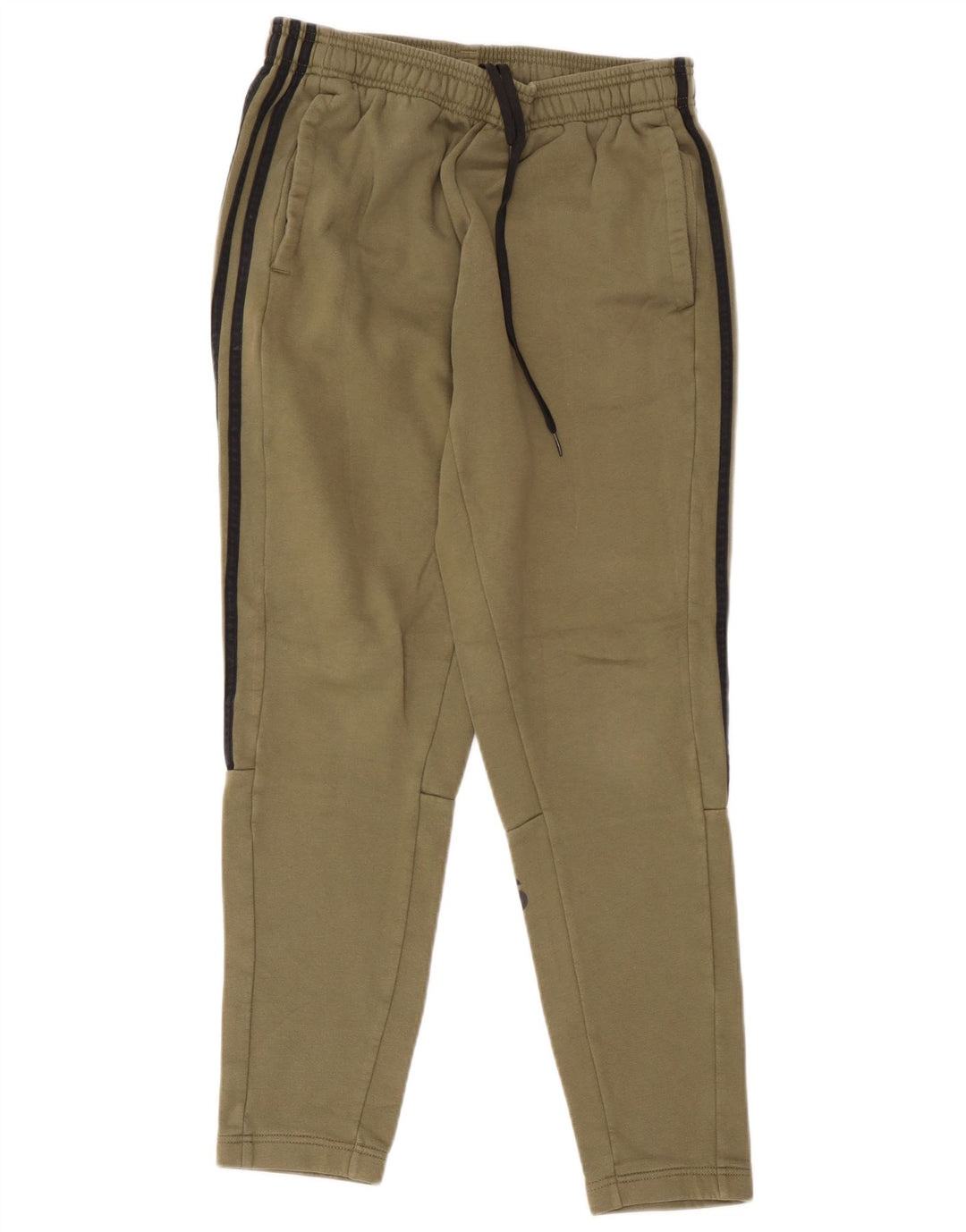 Adidas Herren-Trainingshose mit Grafik, mittlere Khaki-Baumwolle