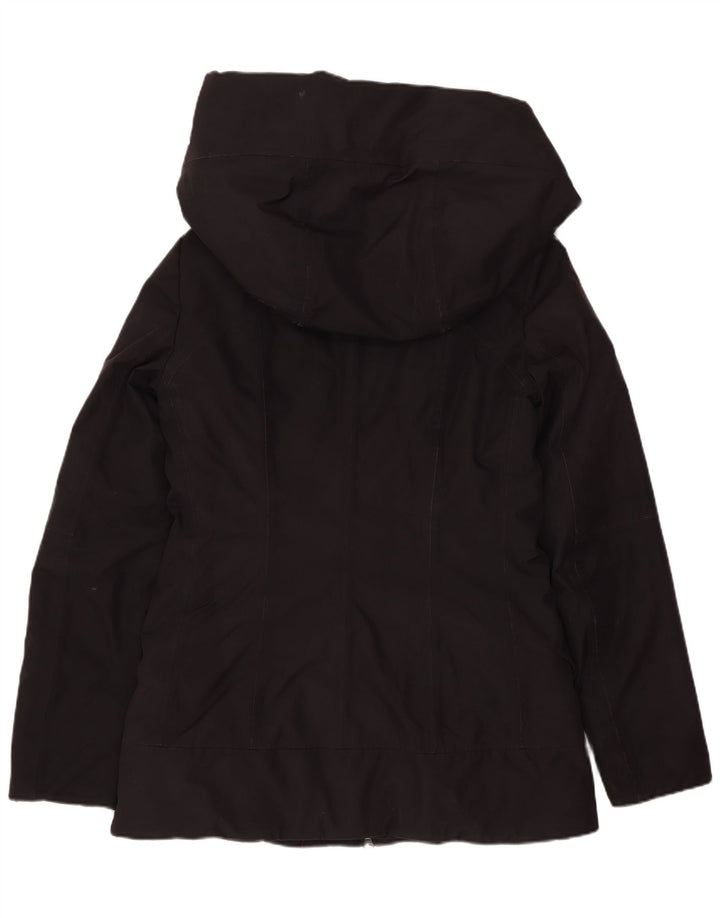 PEUTEREY Wattierte Damenjacke mit Kapuze IT 40 Small Schwarz Polyester