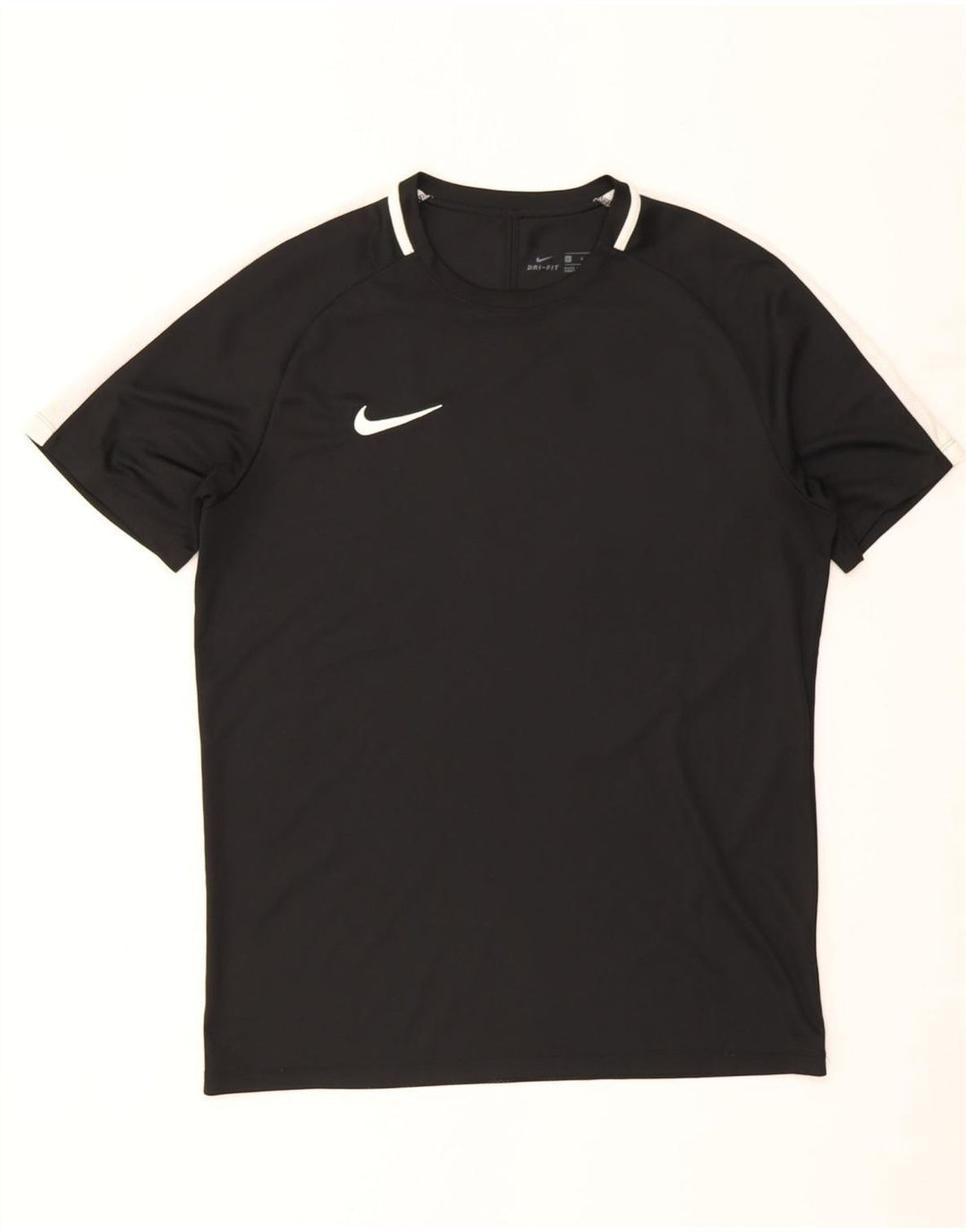 Nike Herren Dri Fit T-Shirt Top Large Schwarz Colourblock