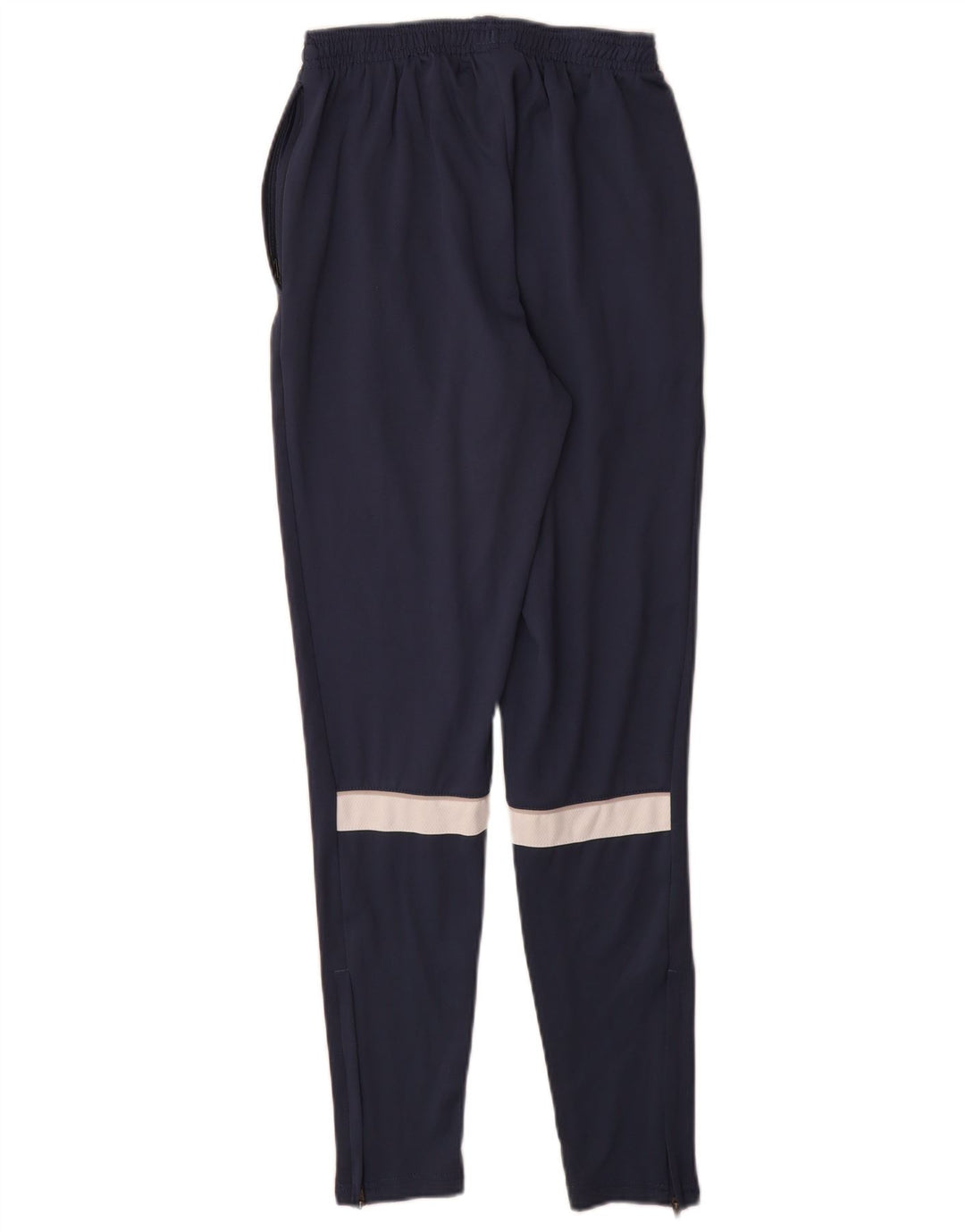 Nike Herren Dri Fit Trainingshose, Größe S, marineblaues Farbblock-Polyester