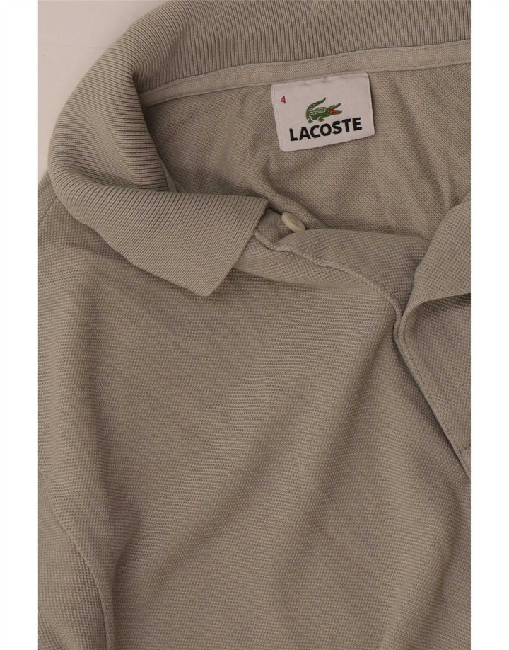 Lacoste Herren Poloshirt Größe 4 Mittelgrau