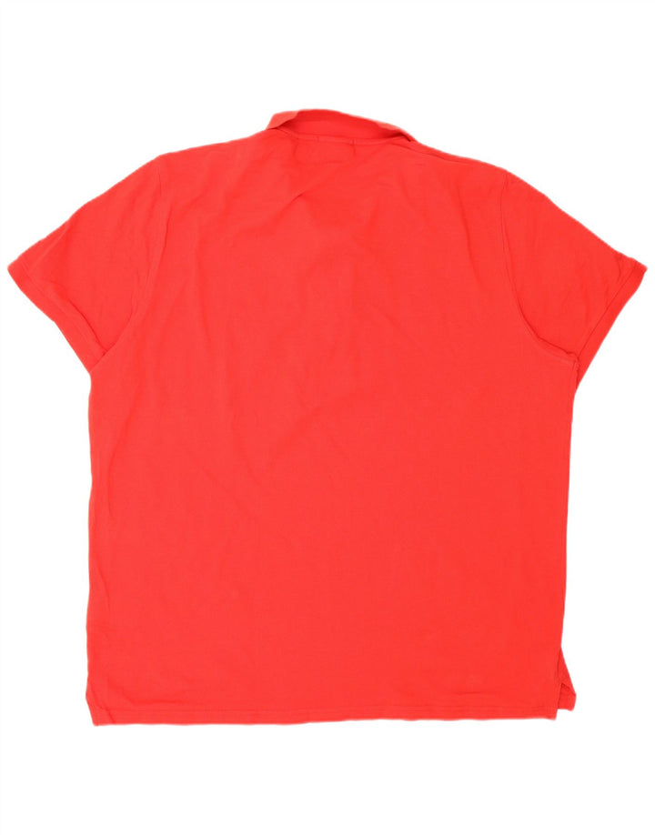 GANT Herren-Poloshirt mit normaler Passform, 2XL, rote Baumwolle