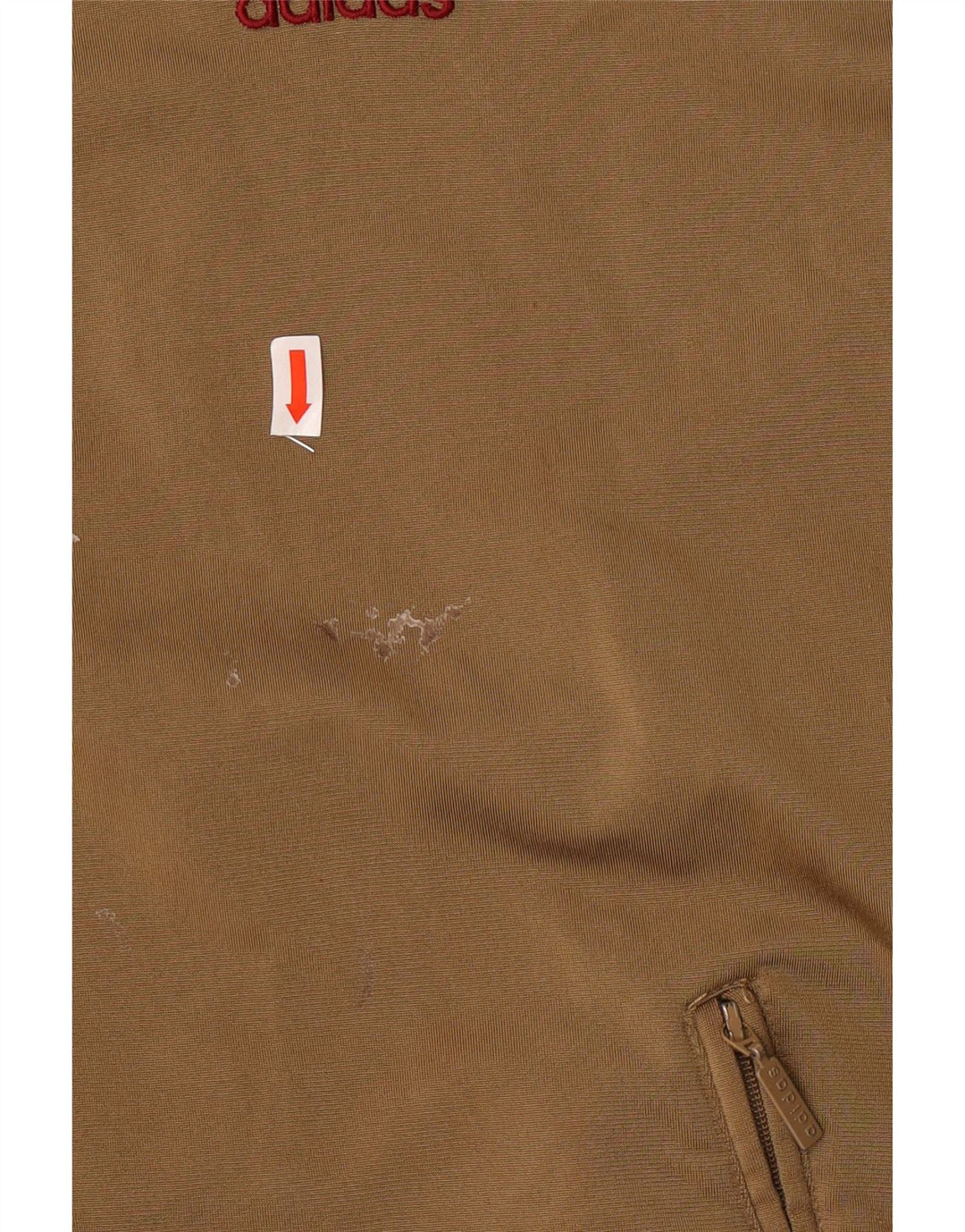 ADIDAS Mens Tracksuit Top Jacket UK 40/42 Medium Khaki Polyester Vintage Adidas and Second-Hand Adidas from Messina Hembry 