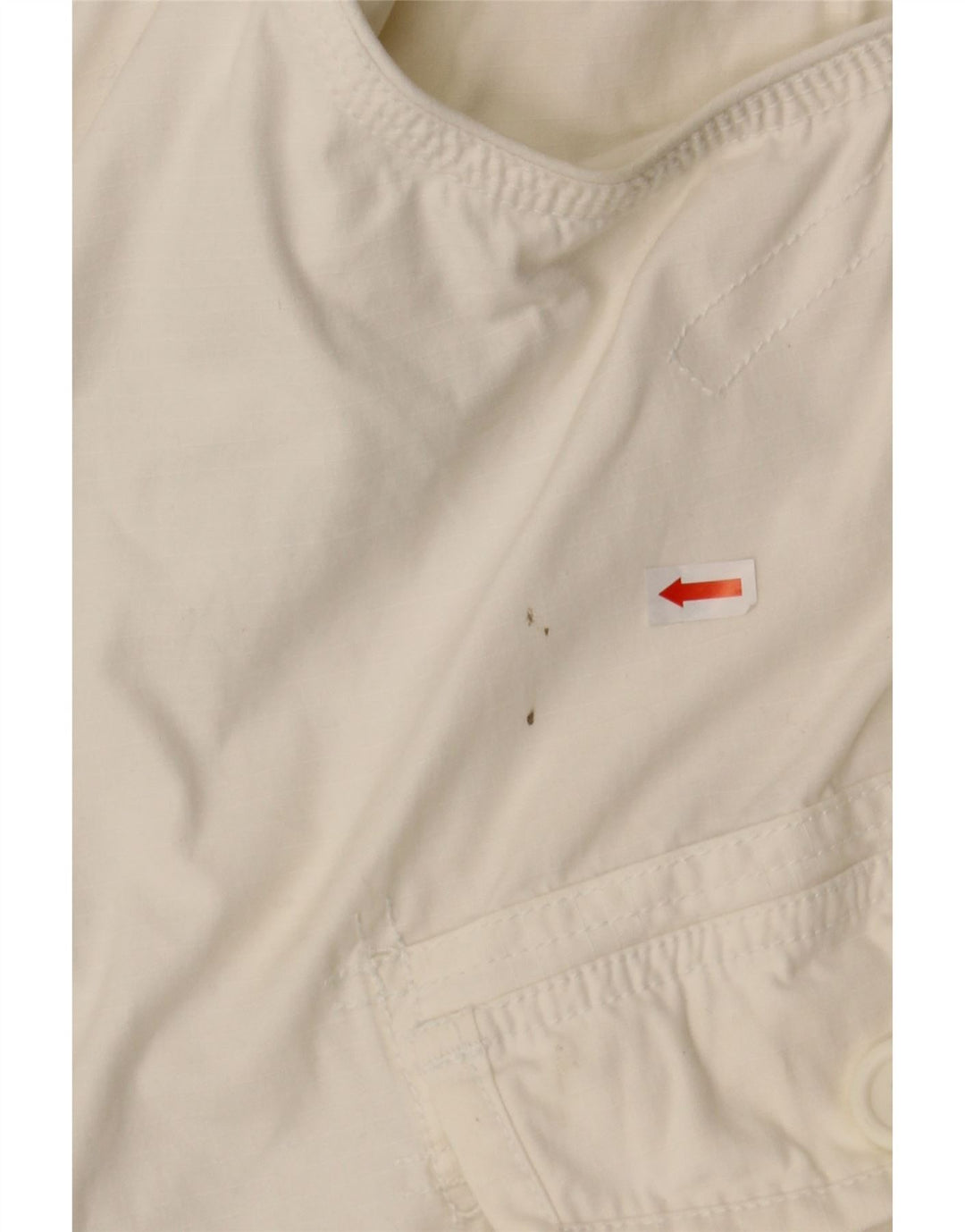 VINTAGE Mens Cargo Shorts W36 Large White Cotton Vintage Vintage and Second-Hand Vintage from Messina Hembry 