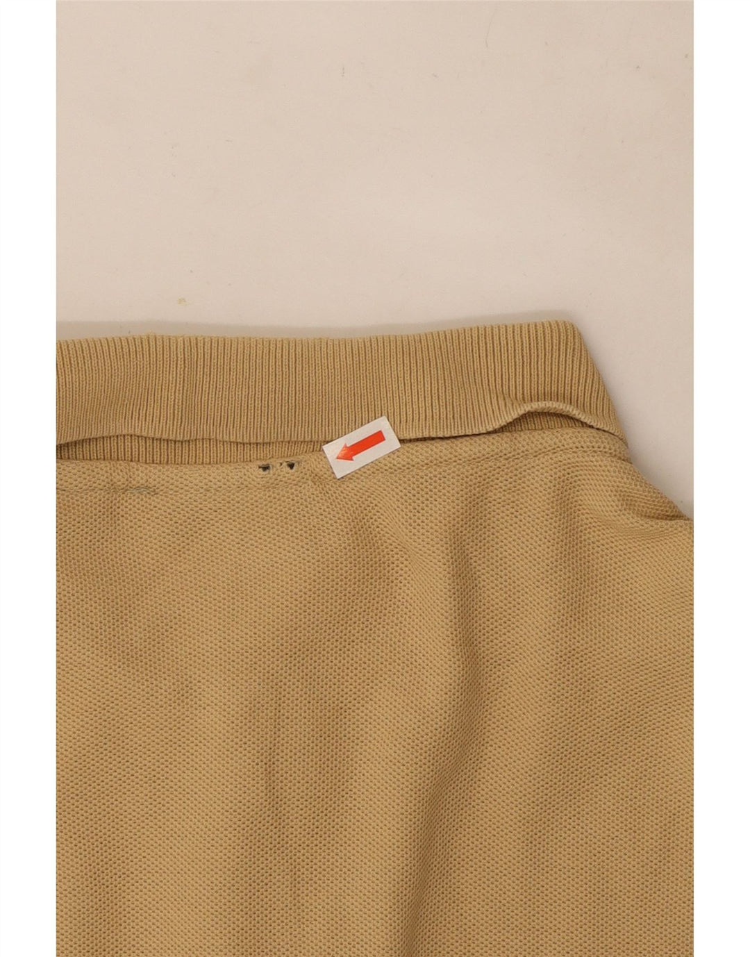 Fila Herren-Langarm-Poloshirt aus mittelbeiger Baumwolle