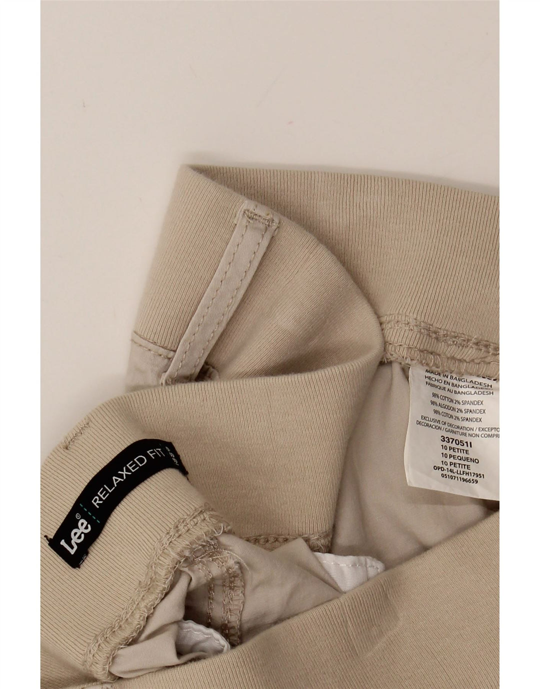 LEE Womens Cargo Capri Trousers US 10 Large W32 L21 Beige Cotton Vintage Lee and Second-Hand Lee from Messina Hembry 