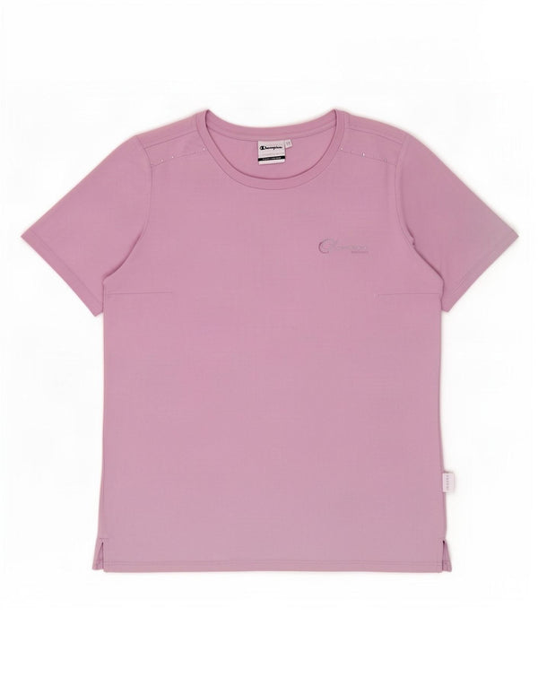 Champion Damen T-Shirt Top UK 14 Medium Lila