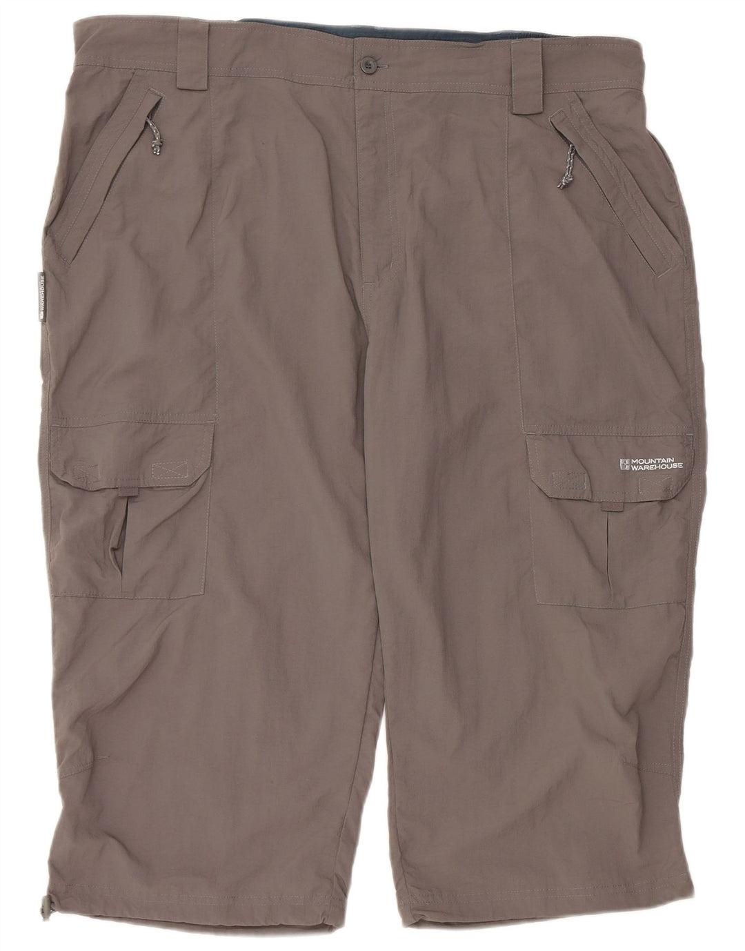 MOUNTAIN WAREHOUSE Herren Cargo-Bermudashorts W42 2XL Graues Nylon