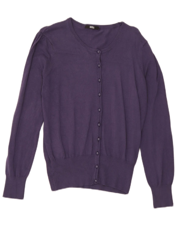 Marks & Spencer Damen-Cardigan-Pullover UK 16 Large Lila Viskose