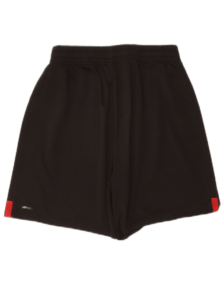PUMA Damen AC Milan Sport Shorts UK 10 Small Schwarz Polyester