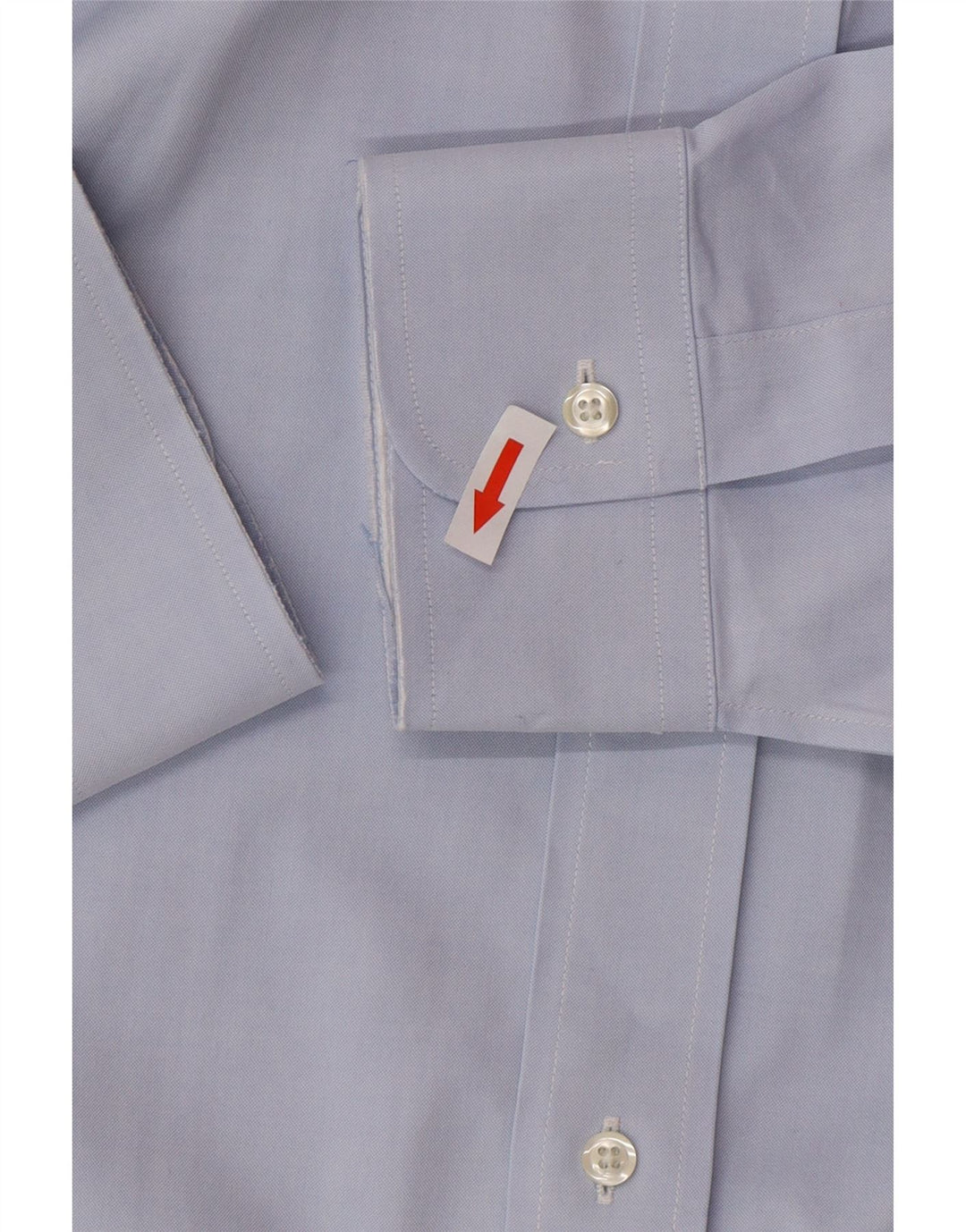 Brooks Brothers Herrenhemd Größe 18 2XL Blaue Baumwolle