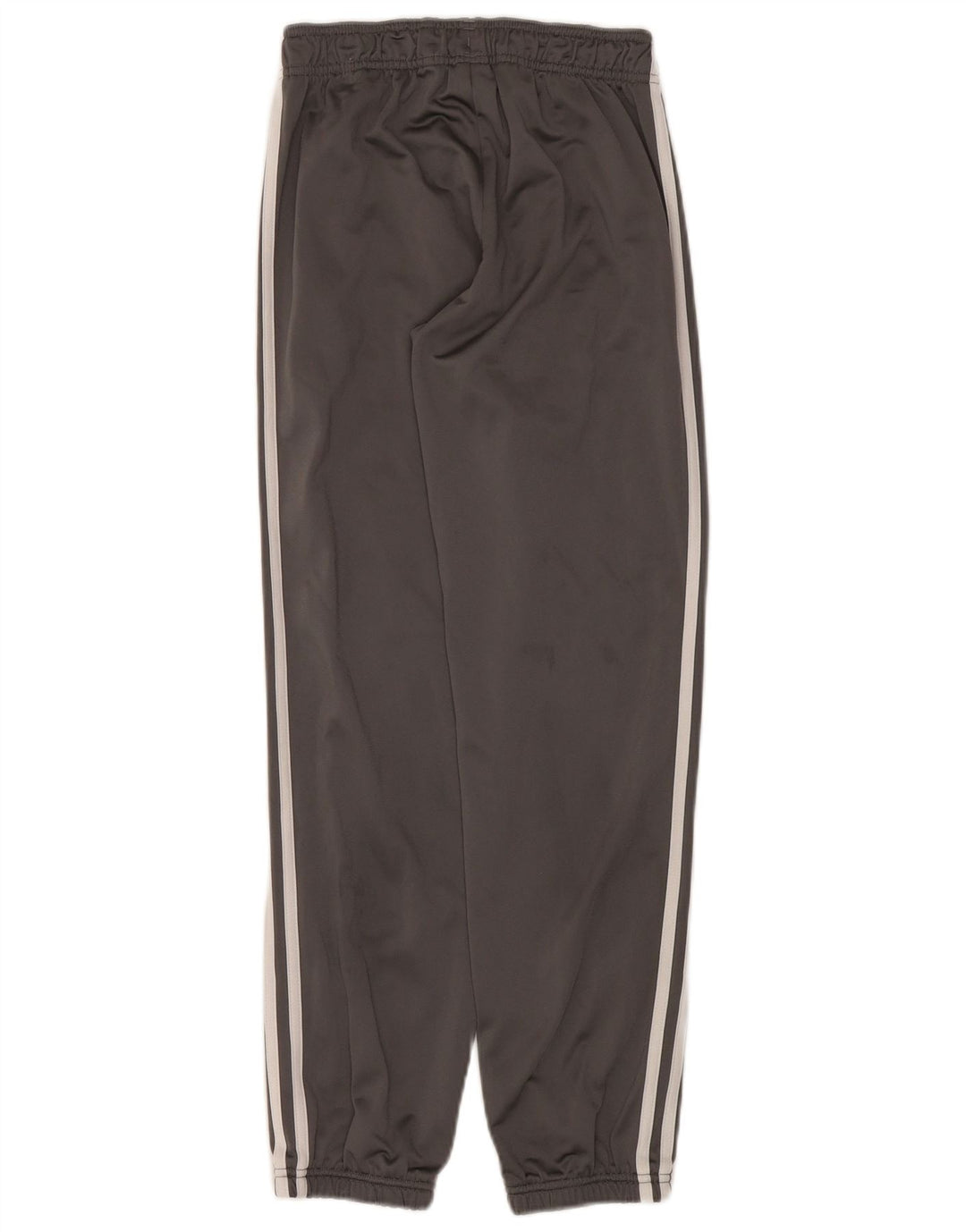 ADIDAS Boys Tracksuit Trousers Joggers 11-12 Years  Grey Polyester