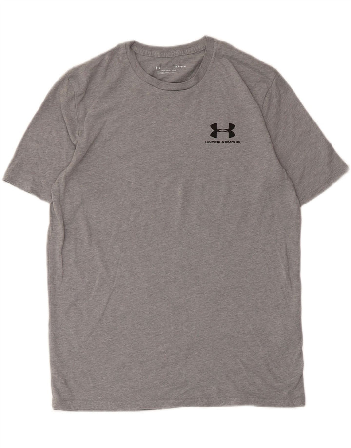 Under Armour Herren T-Shirt Top Small Grau Baumwolle