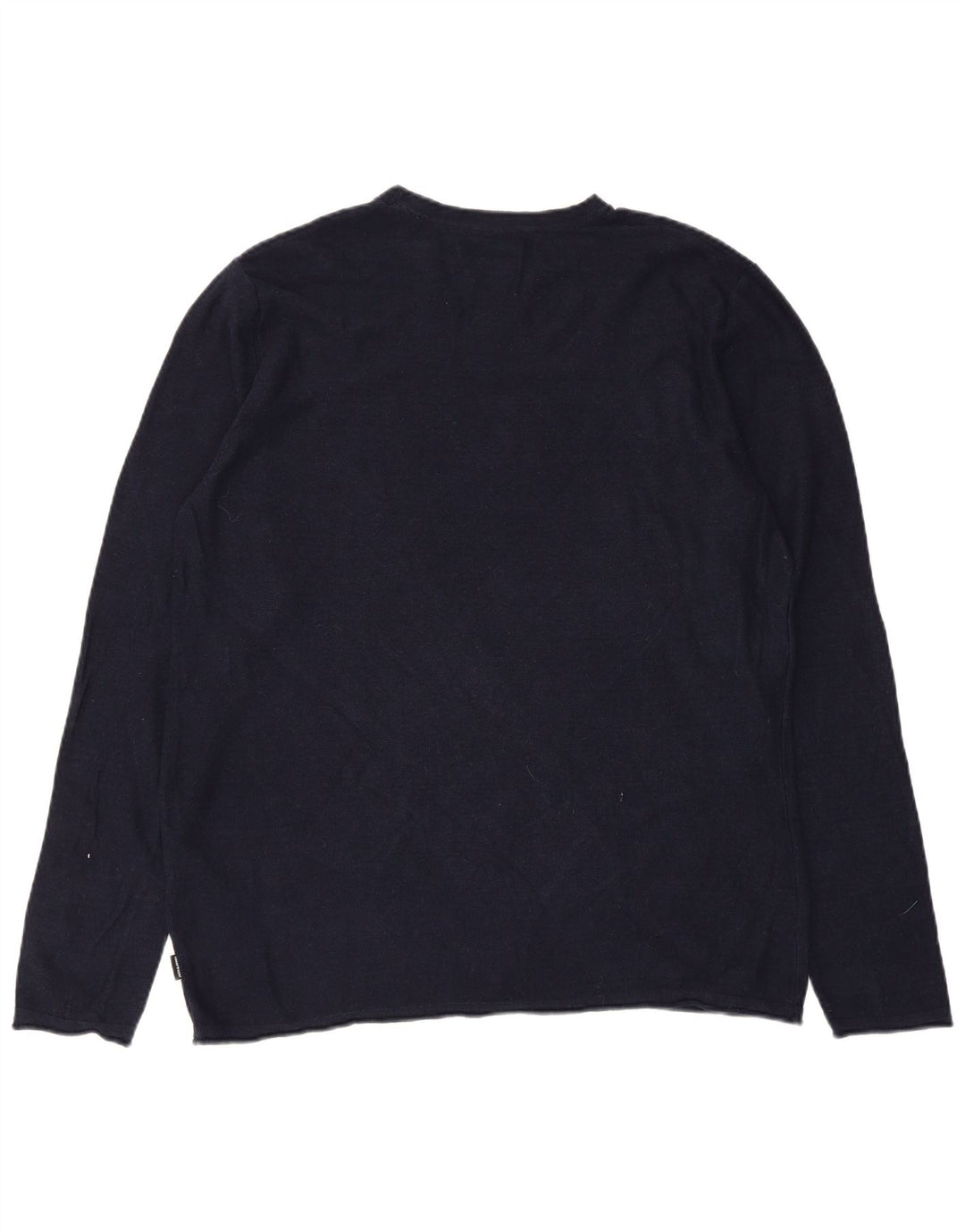 Jack & Jones Herren-Oberteil, langärmelig, groß, marineblau, Baumwolle