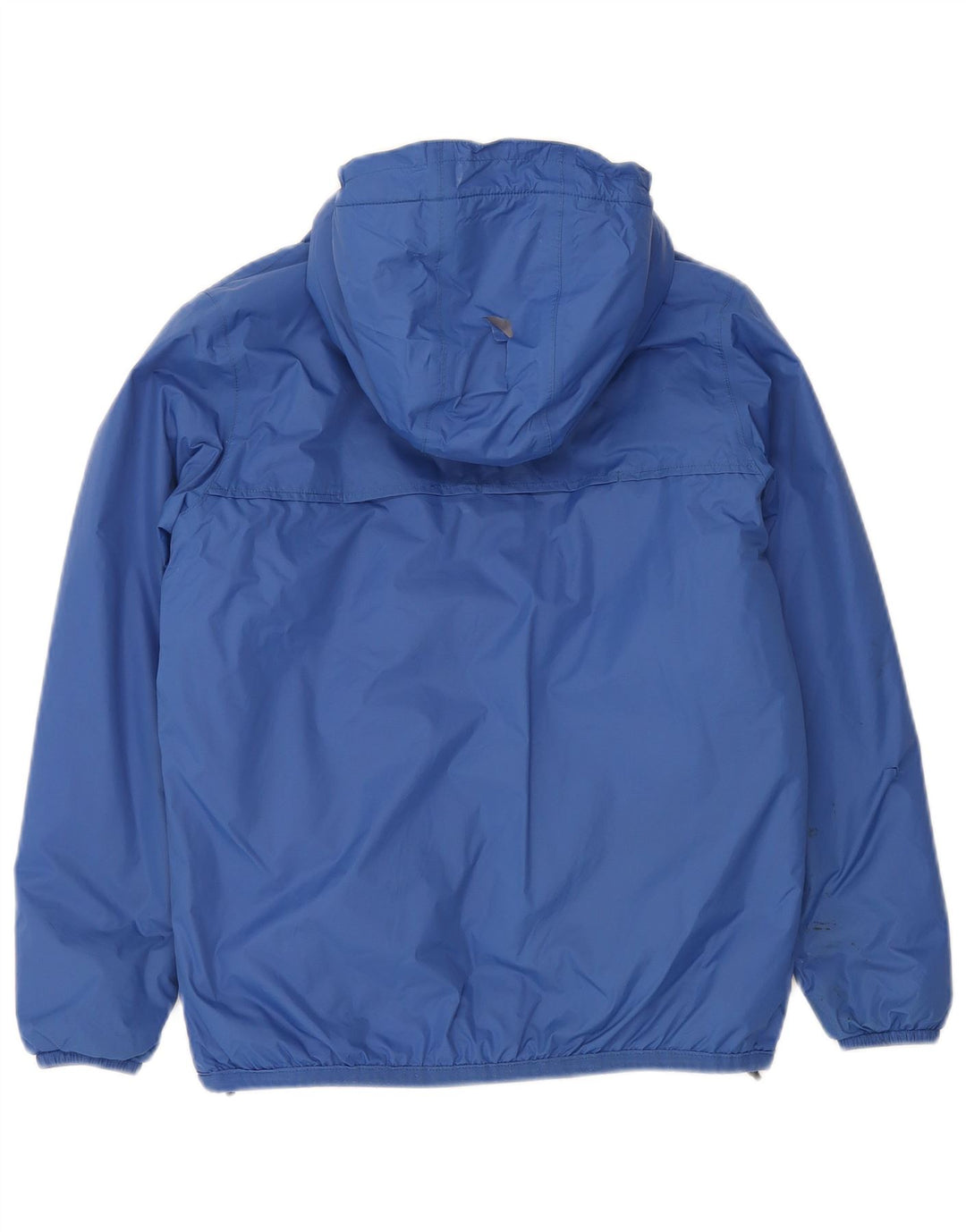 K-Way Windjacke mit Kapuze für Jungen, 11–12 Jahre, blaues Polyamid