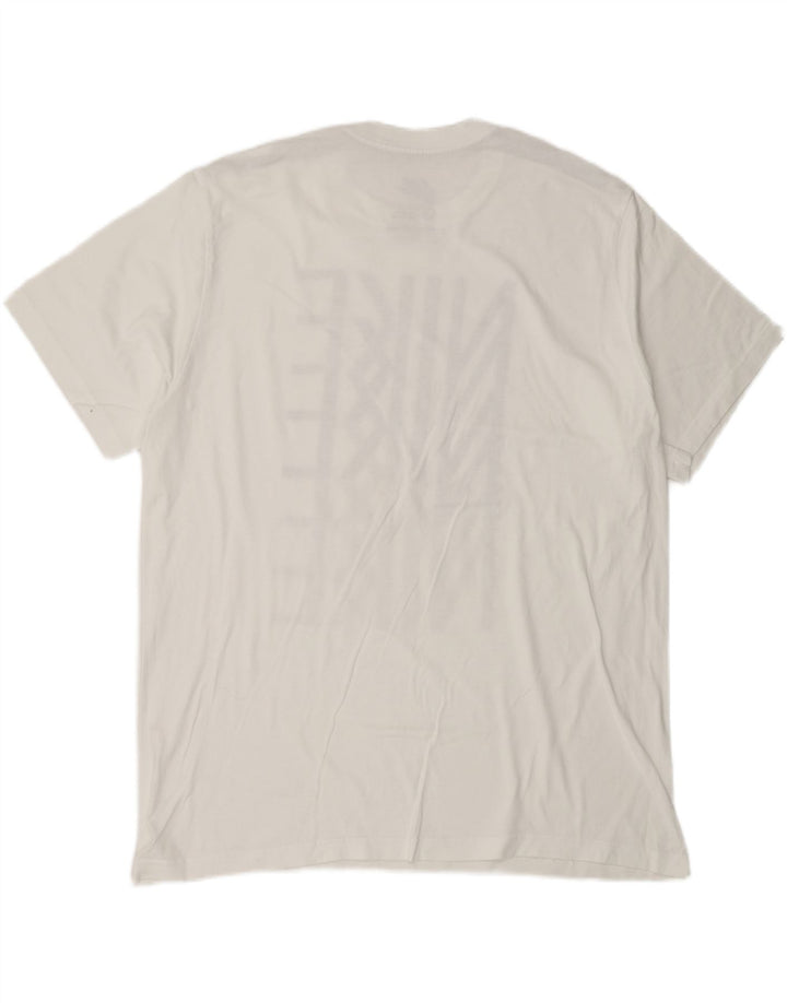 NIKE Mens Air Regular Fit Graphic T-Shirt Top XL White Vintage Nike and Second-Hand Nike from Messina Hembry 