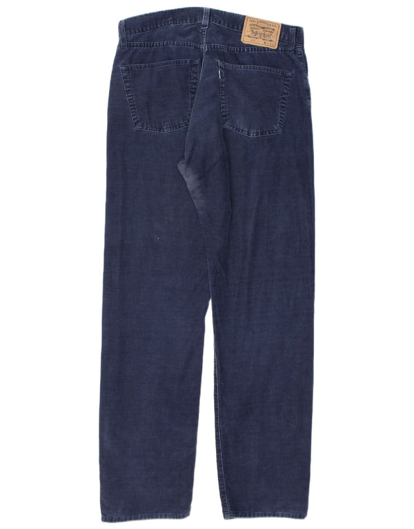 Levi's Herren 517 gerade Cordhose W34 L34 marineblaue Baumwolle