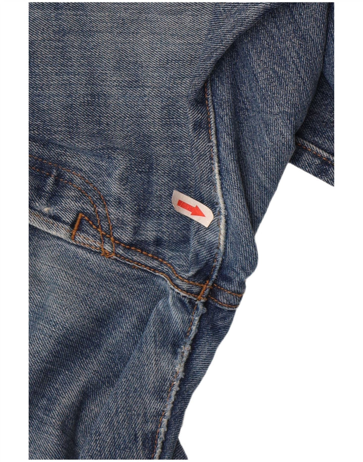 Levi's Herren 501 Straight Jeans W32 L30 Blaue Baumwolle