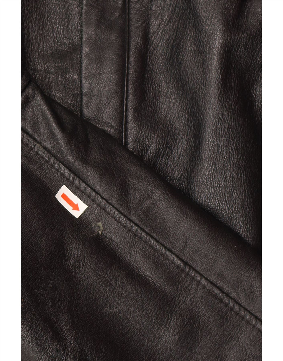 Vintage Herren Lederjacke IT 50 Large Schwarz