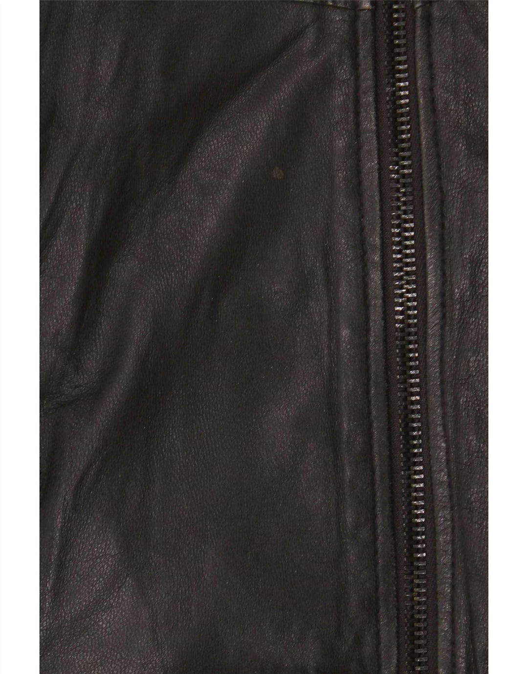 Replay Herren Bomber-Lederjacke UK 38 Mittelschwarzes Leder