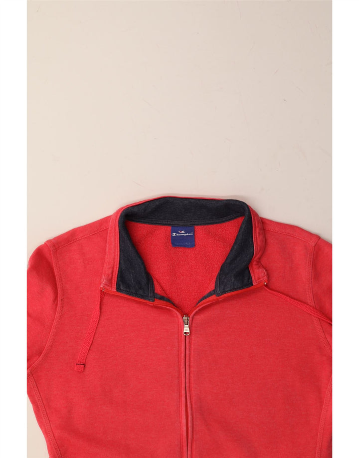 CHAMPION Womens Tracksuit Top Jacket UK 14 Medium Pink Vintage Champion and Second-Hand Champion from Messina Hembry 