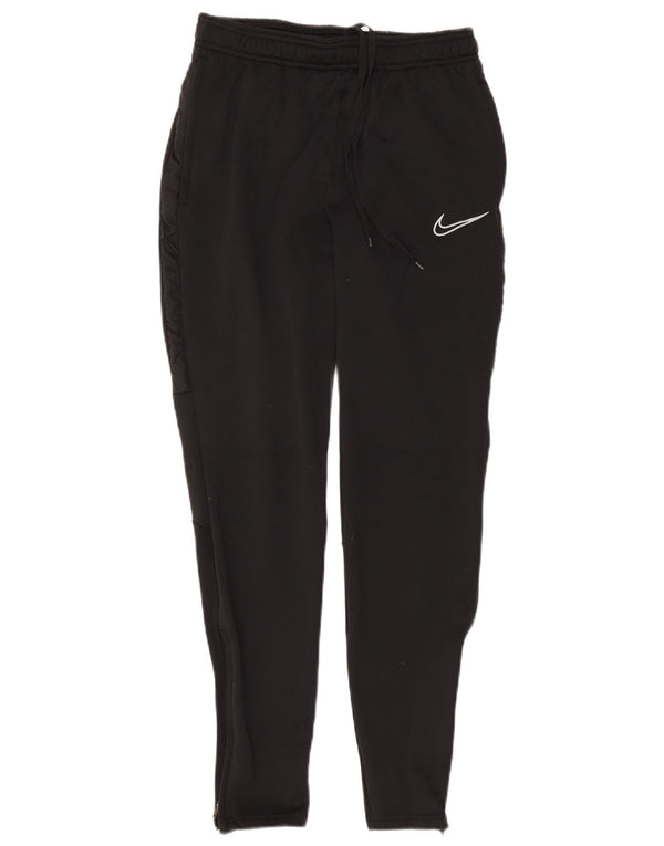 Nike Damen Dri Fit Trainingshose UK 10 Small Schwarz Polyester