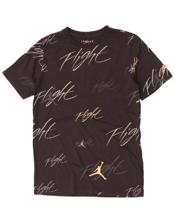 Jordan T-Shirt mit Grafik für Jungen, 13–14 Jahre, XL, schwarze Baumwolle