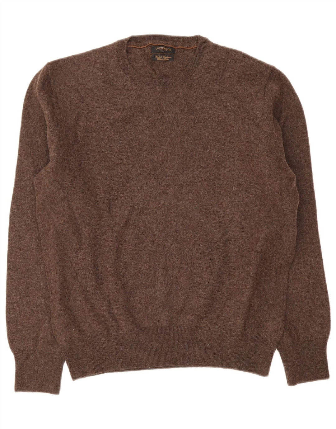 Gutteridge Damen-Pullover mit Rundhalsausschnitt, UK 18, XL, braune Wolle