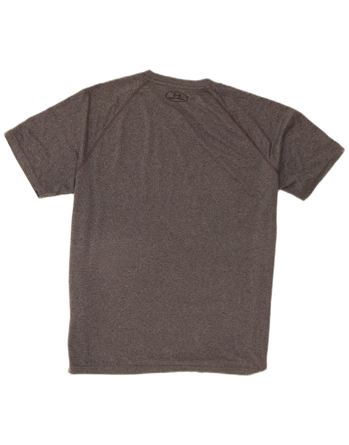 Under Armour Herren-T-Shirt-Oberteil, großes, grau meliertes Polyester