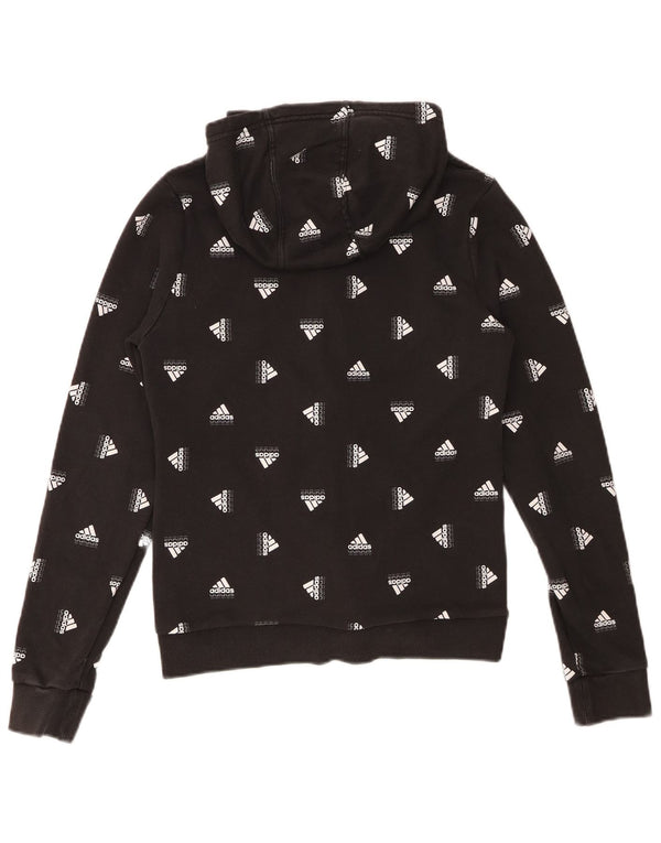 Adidas Jungen Graphic Hoodie Pullover 13–14 Jahre, schwarze Baumwolle