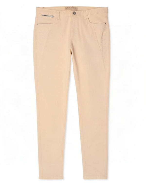 Zara Damen Skinny Jeans EU 42 Large W32 L28 Beige