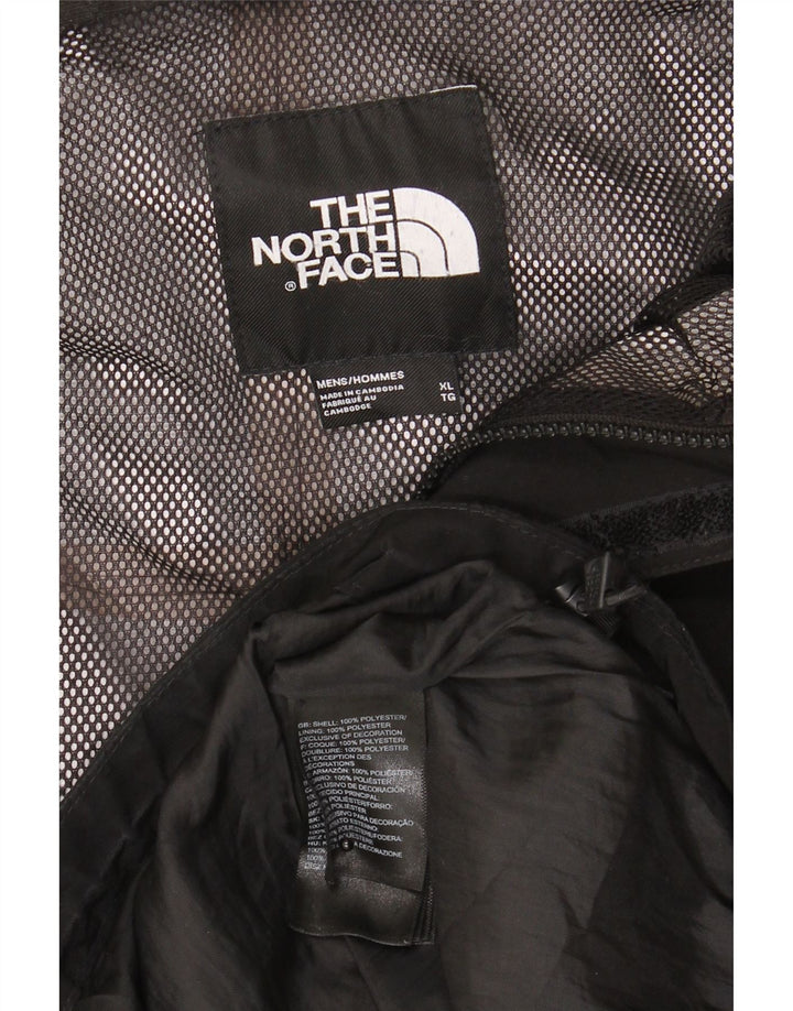 The North Face Herren-Regenjacke mit Kapuze, UK 42, XL, Schwarz, Polyester