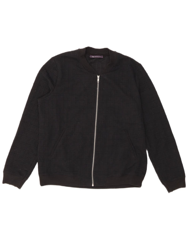 Marks & Spencer Damen-Cardigan-Pullover UK 14 Große schwarze Viskose