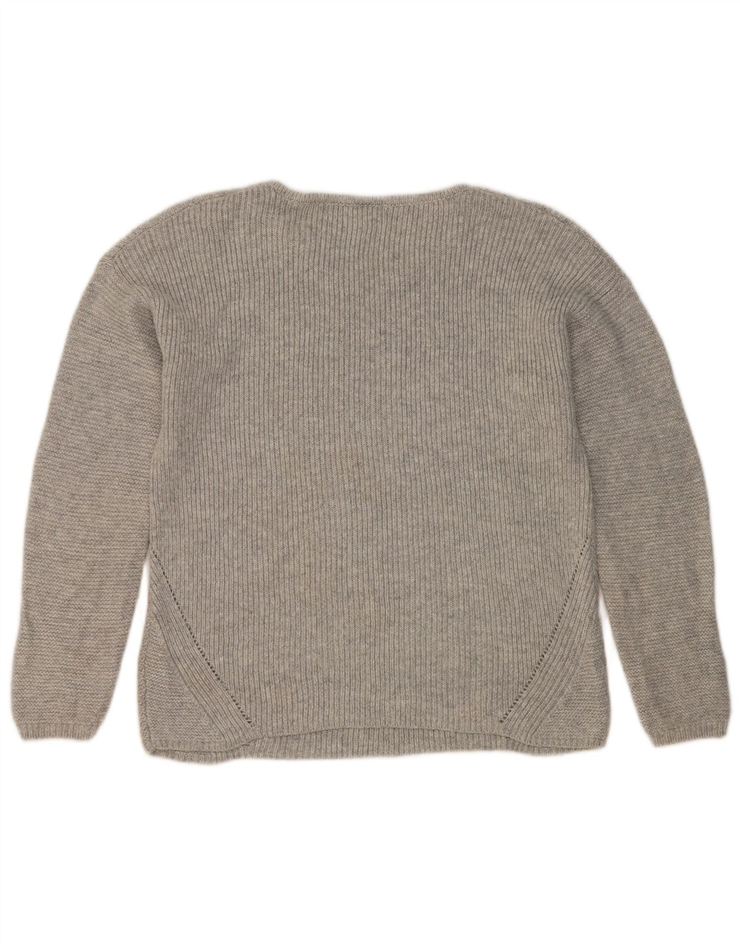 Marks & Spencer Damen-Pullover mit U-Boot-Ausschnitt, Gr. 12, Mittelsilber