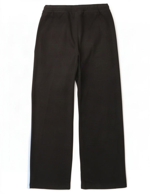 Adidas Damen-Trainingshose mit weitem Bein, UK 14, Größe L, Schwarz, Farbblock