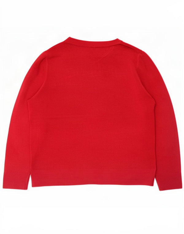 Marks & Spencer Damen-Pullover mit U-Boot-Ausschnitt, Gr. 14, Mittelrosa, Acryl