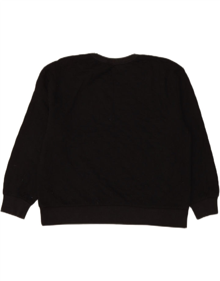 ZARA Womens Oversized Sweatshirt Jumper UK 14 Medium Black Vintage Zara and Second-Hand Zara from Messina Hembry 